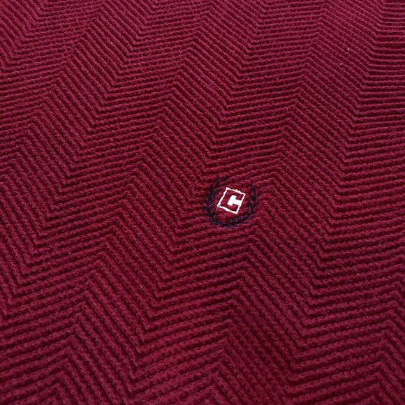 Ralph L Chaps Herringbone Mens Cotton Sweater Size  Medium - Picture 3 of 7